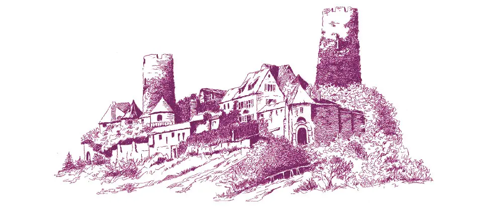 Zeichnung Burg Thurant